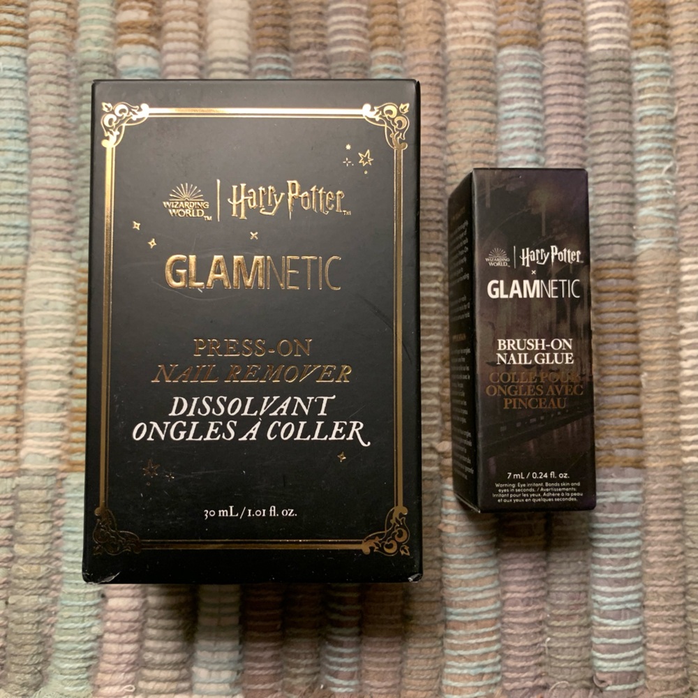 Harry Potter x Glamnetic Nail Glue and Press-On Nail Remover - NIB